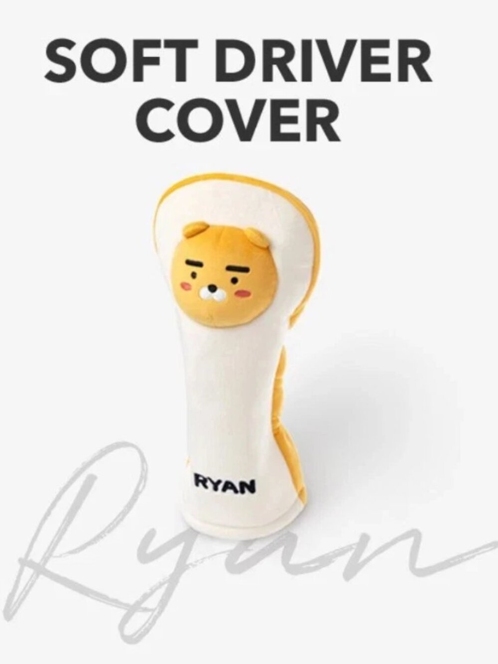 Kakao Friends Ryan Soft Golf Driver Head Cover Costume
